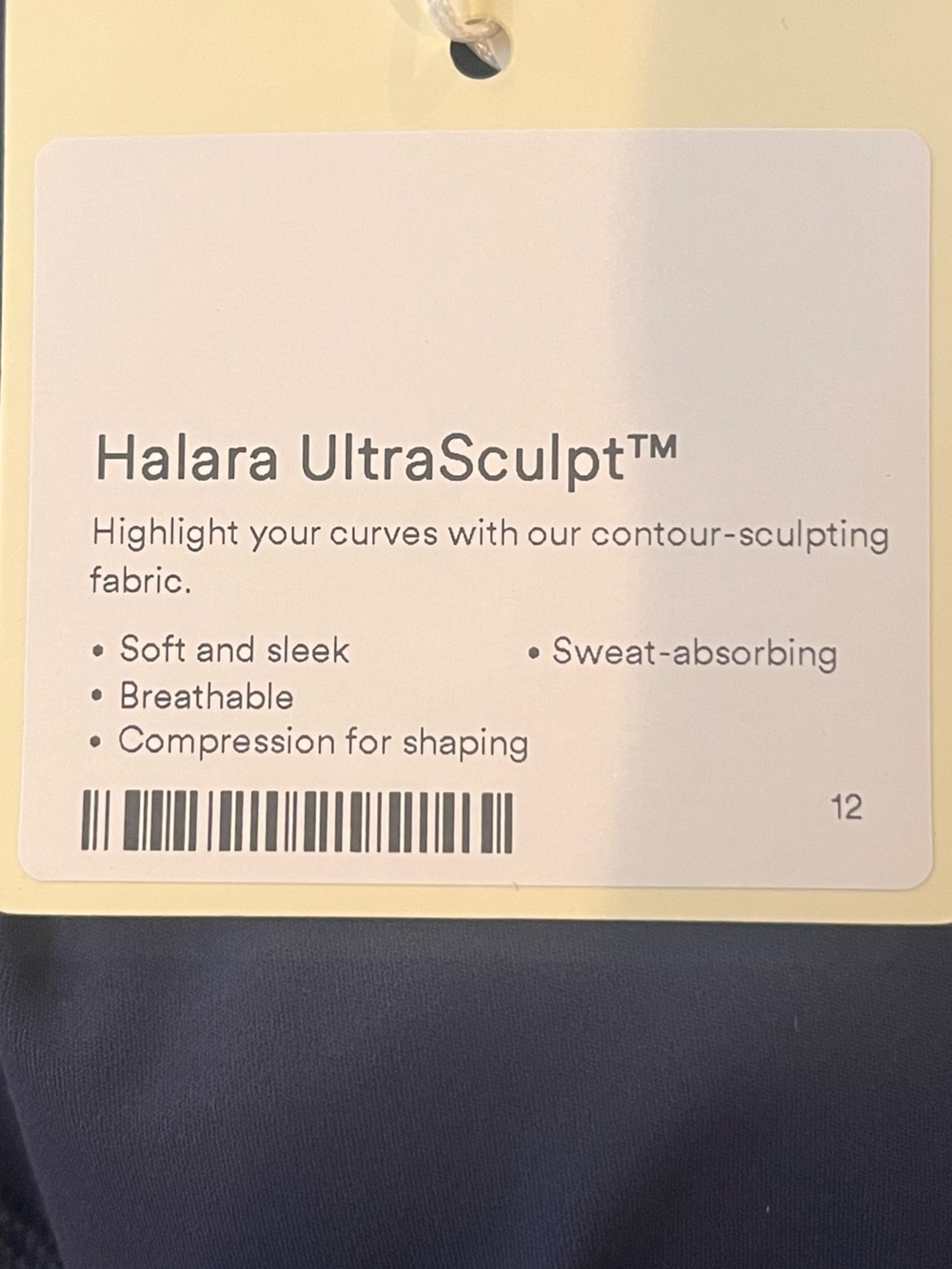 HALARA Navy High Waisted Scrunch Butt Lifting Flared Yoga Pants size S - Picture 6 of 7